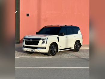 Nissan  Patrol  Platinum turbo  2026  Automatic  6,000 Km  6 Cylinder  Four Wheel Drive (4WD)  SUV  White  With Warranty