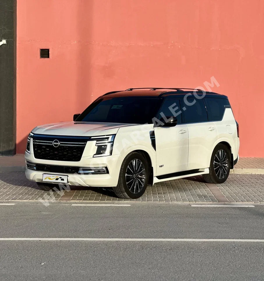 Nissan Patrol Platinum turbo 2026 Automatic 6,000 Km 6 Cylinder Four Wheel Drive (4WD) SUV White With Warranty