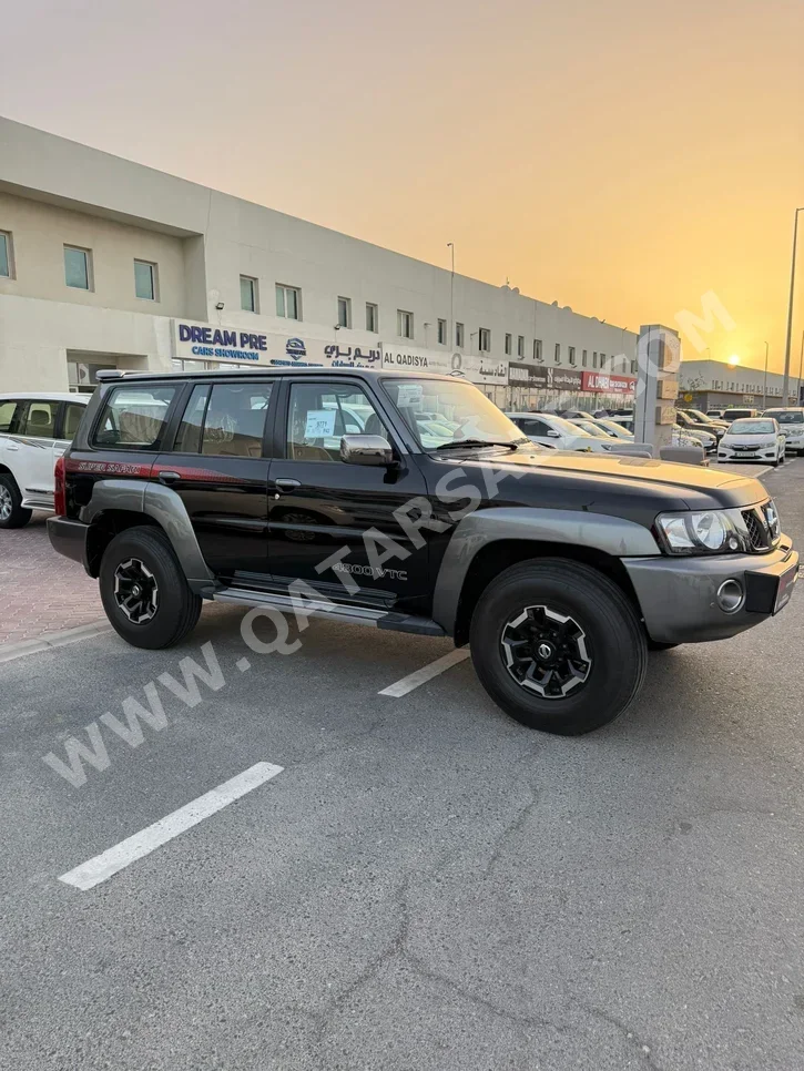Nissan Patrol Super Safari 2021 Manual 5,000 Km 6 Cylinder Four Wheel Drive (4WD) SUV Black