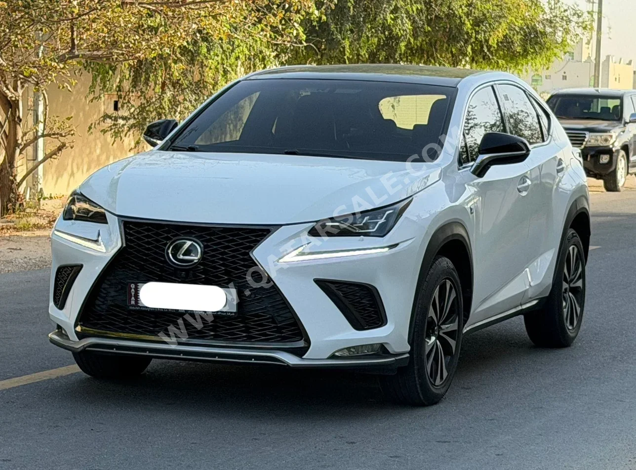 Lexus  NX  300  2018  Automatic  69,000 Km  4 Cylinder  Four Wheel Drive (4WD)  SUV  White
