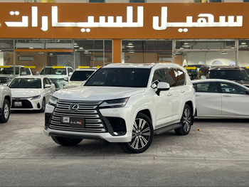 لكزس ال اكس 600 لكجري 2025 اوتوماتيك 7,000 كم 6 سلندر دفع رباعي اس يو في أبيض تحت الضمان