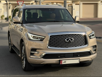 Infiniti  QX  80  2018  Automatic  185,000 Km  8 Cylinder  Four Wheel Drive (4WD)  SUV  Beige