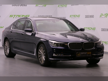 BMW  7-Series  730 Li  2016  Automatic  62,000 Km  4 Cylinder  Rear Wheel Drive (RWD)  Sedan  Dark Blue
