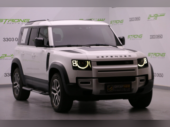 Land Rover Defender 110 HSE 2023 Automatic 35,000 Km 4 Cylinder Four Wheel Drive (4WD) SUV White With Warranty