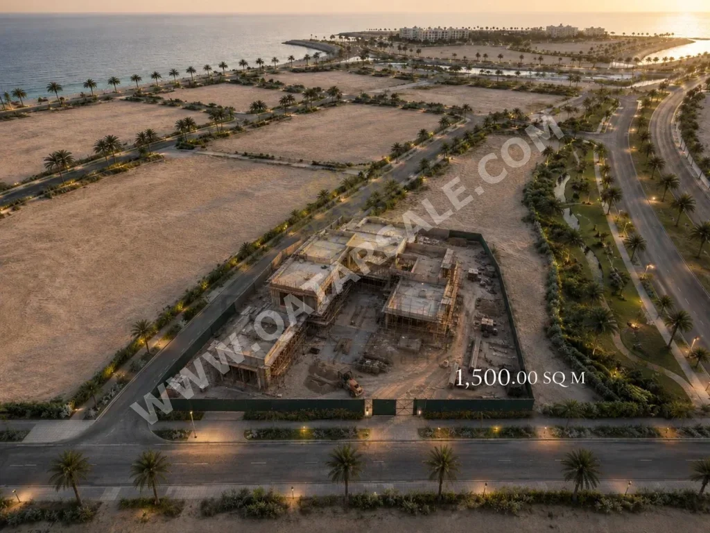 Lands For Sale in Lusail - Qetaifan Islands South -Area Size 1,500 Square Meter