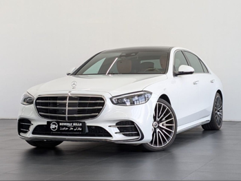 Mercedes-Benz  S-Class  450AMG  2024  Automatic  6,050 Km  6 Cylinder  Rear Wheel Drive (RWD)  Sedan  White  With Warranty