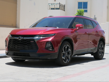Chevrolet  Blazer  RS  2019  Automatic  124,000 Km  6 Cylinder  Four Wheel Drive (4WD)  SUV  Red