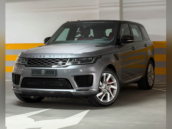 Land Rover  Range Rover  Sport  2020  Automatic  102,810 Km  8 Cylinder  Four Wheel Drive (4WD)  SUV  Blue matte  With Warranty