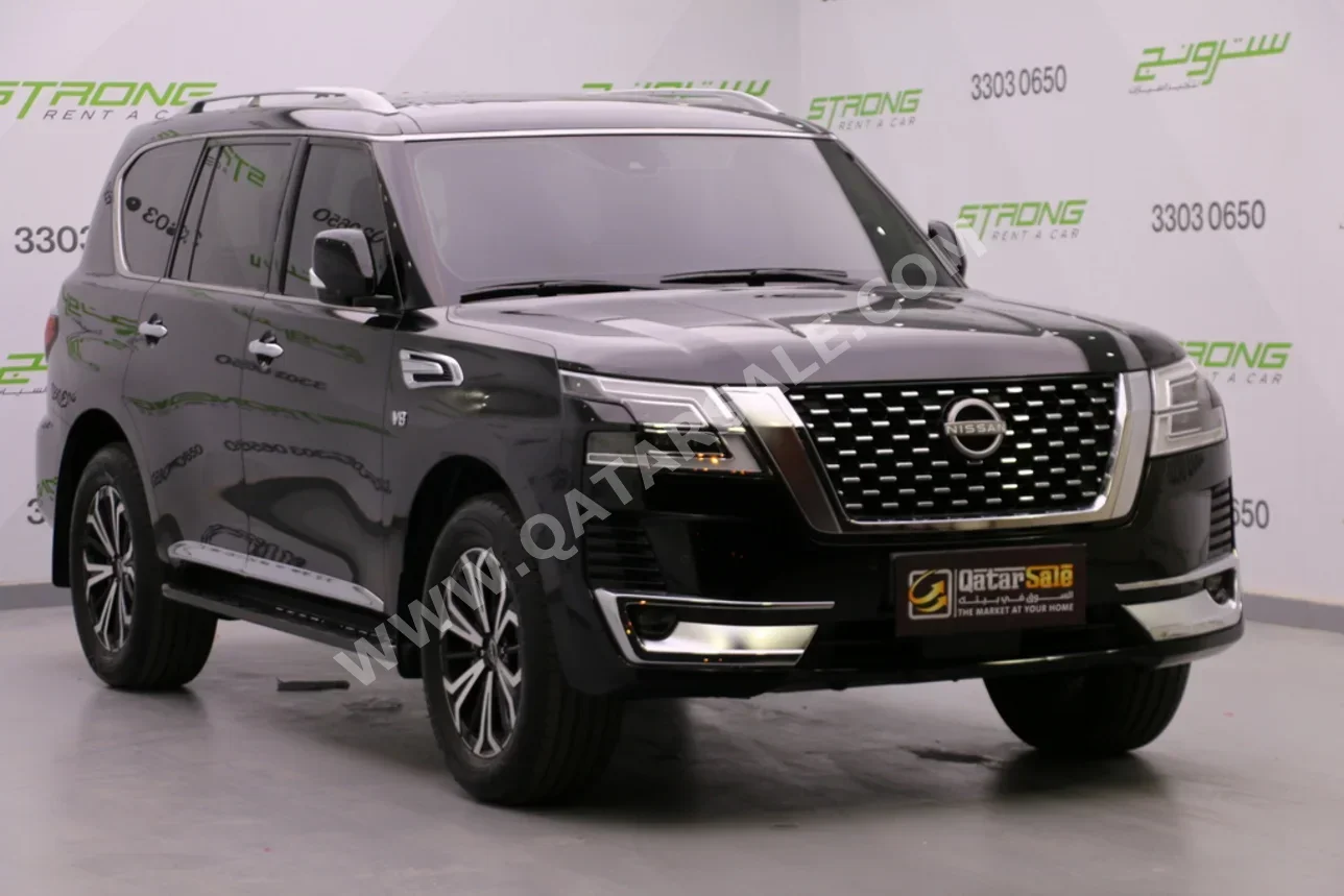 Nissan  Patrol  Titanium  2024  Automatic  65,000 Km  8 Cylinder  Four Wheel Drive (4WD)  SUV  Black  With Warranty