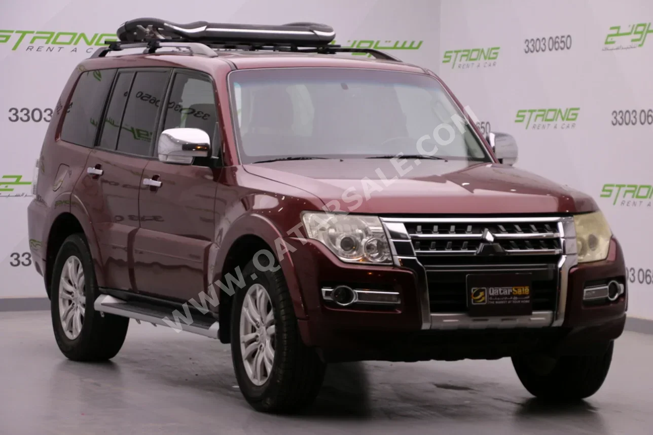 Mitsubishi Pajero 2018 Automatic 198,000 Km 6 Cylinder Four Wheel Drive (4WD) SUV Red