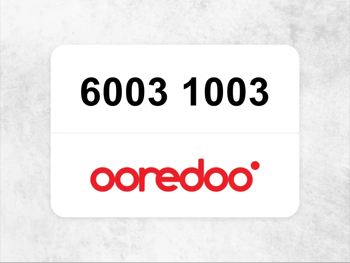 Ooredoo Mobile Phone 6003 1003