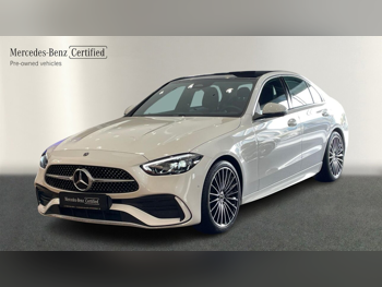 Mercedes-Benz  C-Class  200 AMG  2025  Automatic  100 Km  4 Cylinder  Rear Wheel Drive (RWD)  Sedan  White  With Warranty