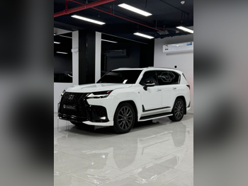 Lexus  LX  600 F Sport  2024  Automatic  70,000 Km  6 Cylinder  Four Wheel Drive (4WD)  SUV  White  With Warranty