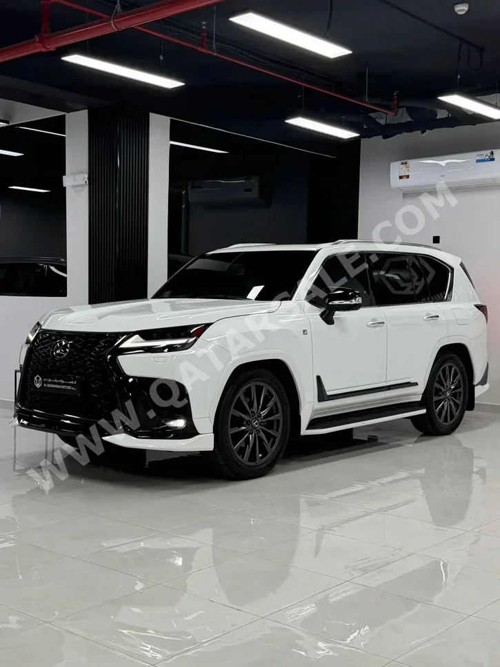 Lexus LX 600 F Sport 2024 Automatic 70,000 Km 6 Cylinder Four Wheel Drive (4WD) SUV White With Warranty