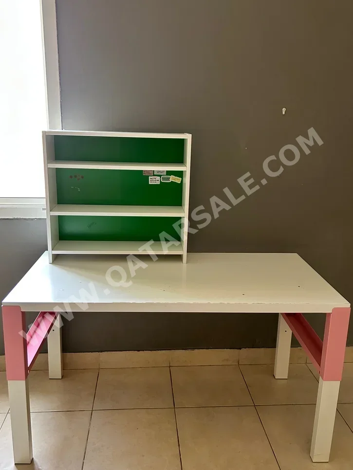 Kids Desks & Chairs - Study Desk  - White