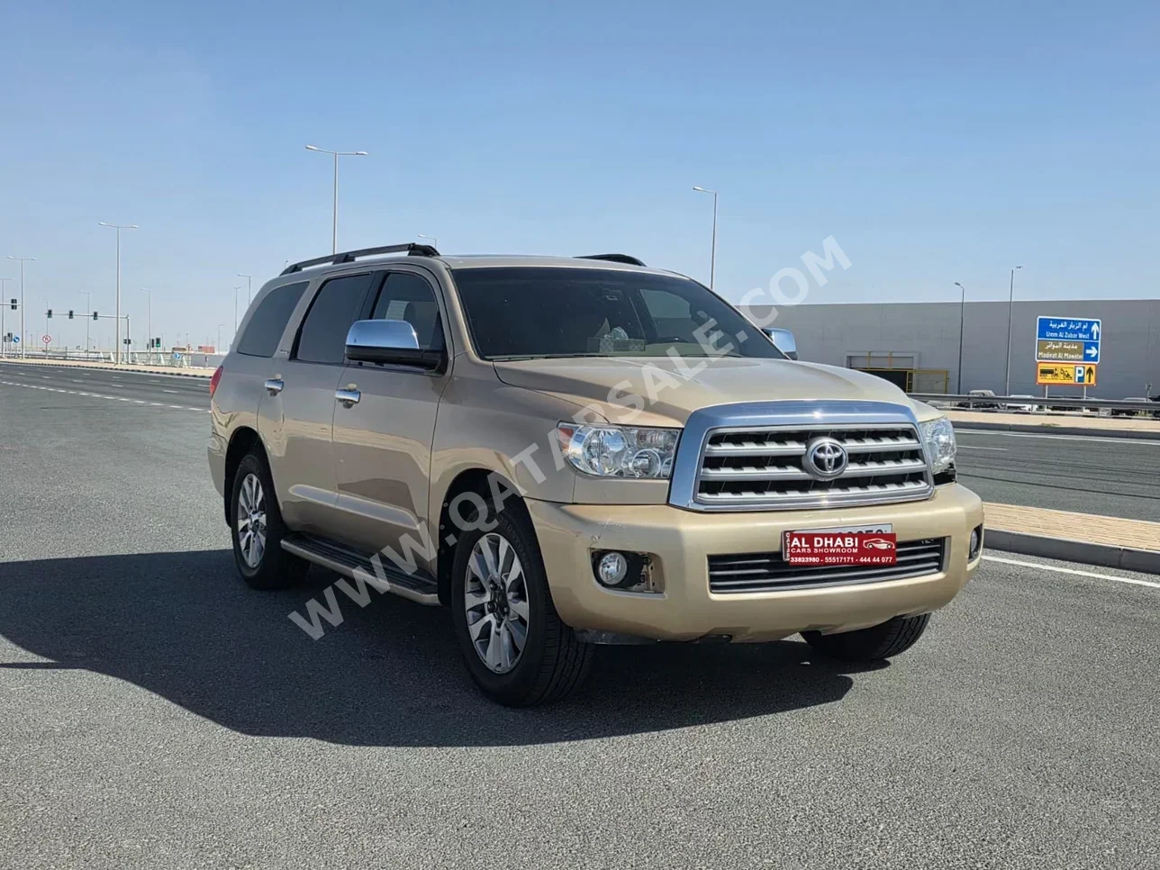 Toyota Sequoia Limited 2010 Automatic 316,000 Km 8 Cylinder Four Wheel Drive (4WD) SUV Gold