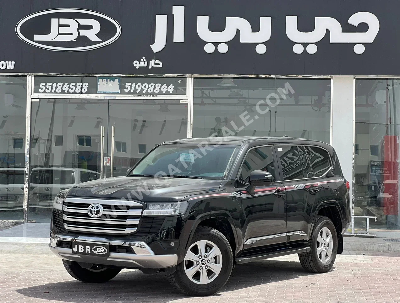 تويوتا لاند كروزر جي اكس ار 2025 اوتوماتيك 12,000 كم 6 سلندر دفع رباعي اس يو في أسود تحت الضمان