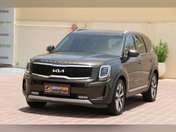 Kia Telluride 2022 Automatic 82,000 Km 6 Cylinder Four Wheel Drive (4WD) SUV Green With Warranty