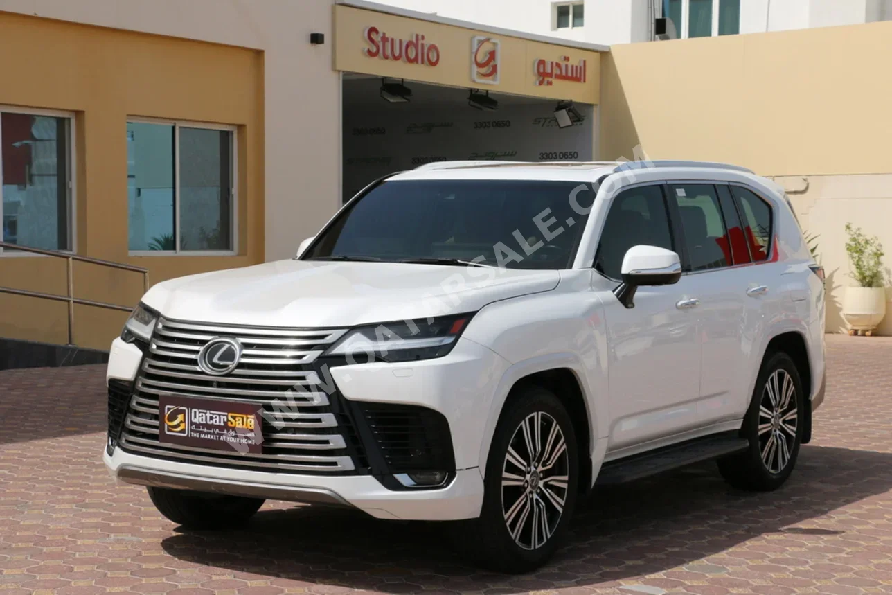 Lexus LX 600 Luxury 2023 Automatic 66,000 Km 6 Cylinder Four Wheel Drive (4WD) SUV White With Warranty