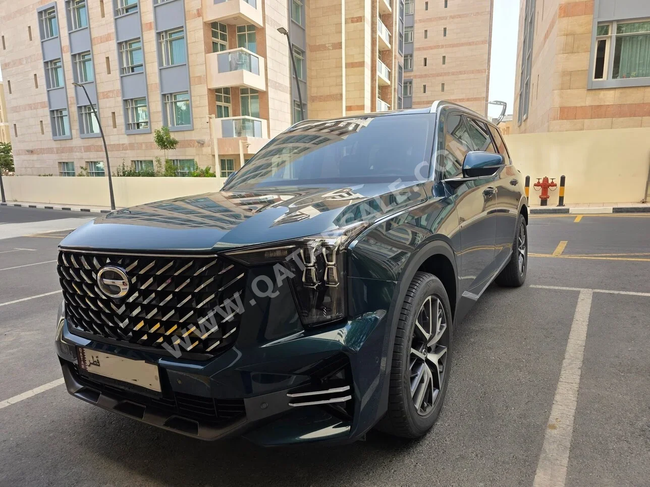 GAC GS 8 2024 Automatic 32,000 Km 4 Cylinder Four Wheel Drive (4WD) SUV Turquoise With Warranty