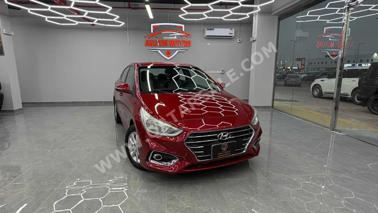 Hyundai Accent 2021 Automatic 85,000 Km 4 Cylinder Front Wheel Drive (FWD) Sedan Red