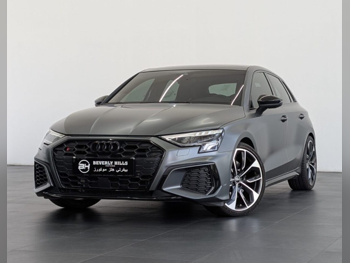 Audi  S  3  2023  Automatic  37,650 Km  4 Cylinder  All Wheel Drive (AWD)  Sedan  Gray Matte  With Warranty
