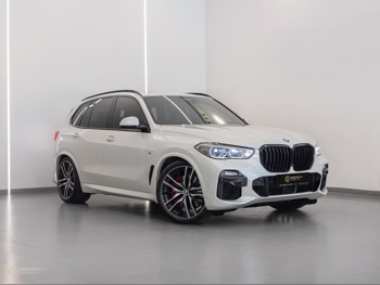 BMW  X-Series  X5 50i  2021  Automatic  55,130 Km  8 Cylinder  Four Wheel Drive (4WD)  SUV  White  With Warranty