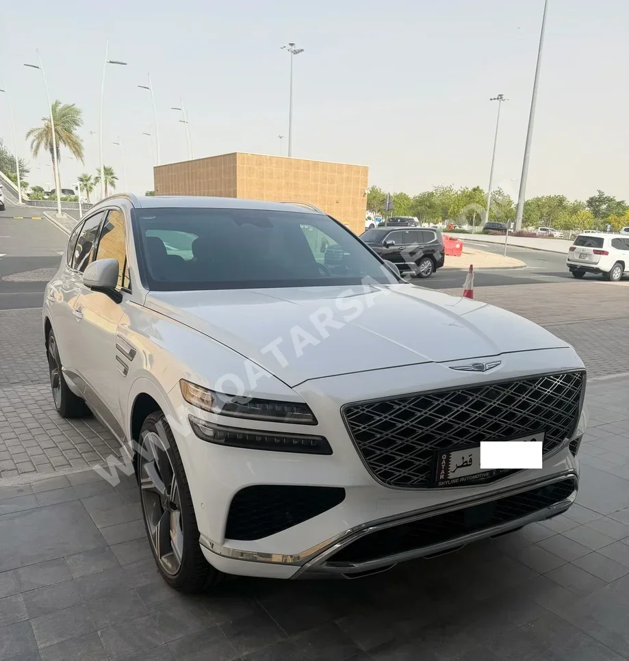جينيسيس جي في 80 2025 اوتوماتيك 12,000 كم 6 سلندر دفع كلي مستمر اس يو في أبيض تحت الضمان