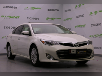 Toyota  Avalon  Limited  2015  Automatic  8,500 Km  6 Cylinder  Front Wheel Drive (FWD)  Sedan  White