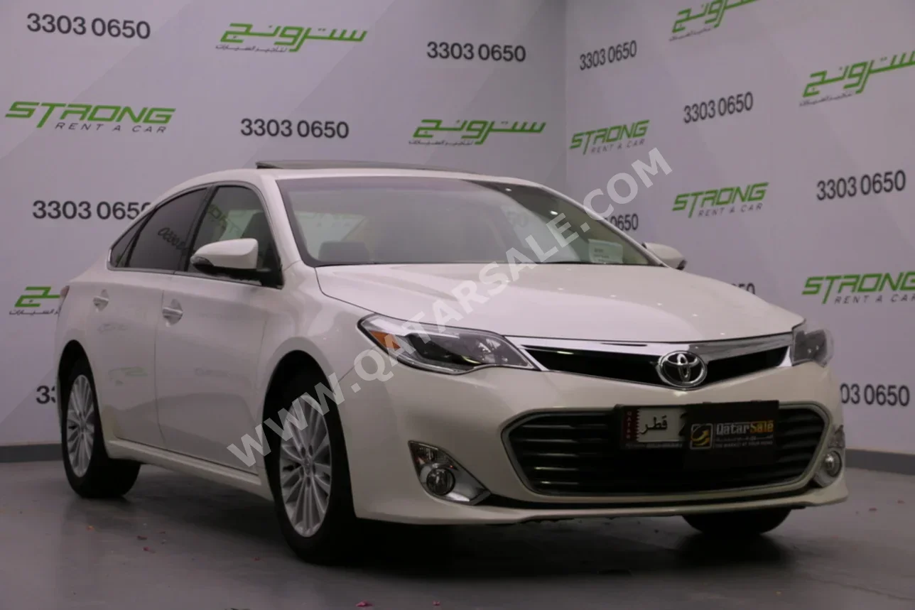 Toyota  Avalon  Limited  2015  Automatic  8,500 Km  6 Cylinder  Front Wheel Drive (FWD)  Sedan  White