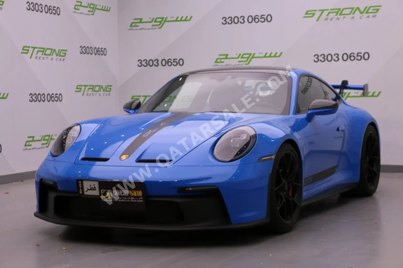 بورش  911  جي تي 3  2022  اوتوماتيك  11,500 كم  6 سلندر  دفع خلفي  كوبيه \ سبورت  ازرق  تحت الضمان