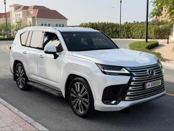 Lexus LX 600 Luxury 2023 Automatic 75,000 Km 8 Cylinder Four Wheel Drive (4WD) SUV White With Warranty