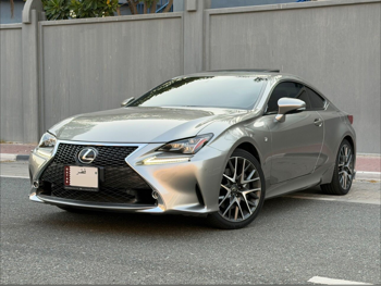 Lexus  RC  350 F Sport  2015  Automatic  103,000 Km  6 Cylinder  Rear Wheel Drive (RWD)  Coupe / Sport  Smokey silver