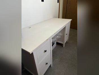 Desks & Computer Desks - Computer Desk  - IKEA  - White  - With Chest of 2 Drawers