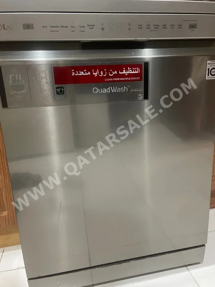 Dishwashers - Conventional Free-Standing  - LG  - Silver