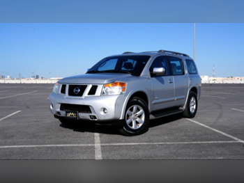 Nissan  Armada  SE  2012  Automatic  121,000 Km  8 Cylinder  Four Wheel Drive (4WD)  SUV  Silver