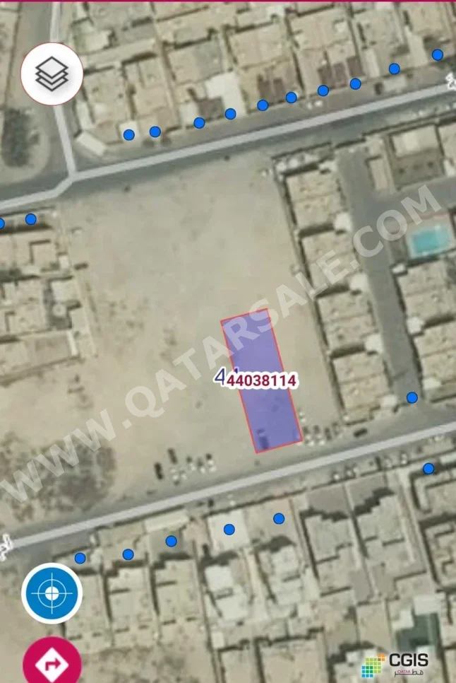 Lands For Sale  in Doha  - Nuaija  -Area Size 645 Square Meter