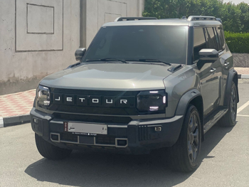 Jetour T2 2025 Automatic 35,000 Km 4 Cylinder Four Wheel Drive (4WD) SUV Gray With Warranty