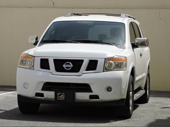 Nissan  Armada  SE  2012  Automatic  154,000 Km  8 Cylinder  Four Wheel Drive (4WD)  SUV  Pearl