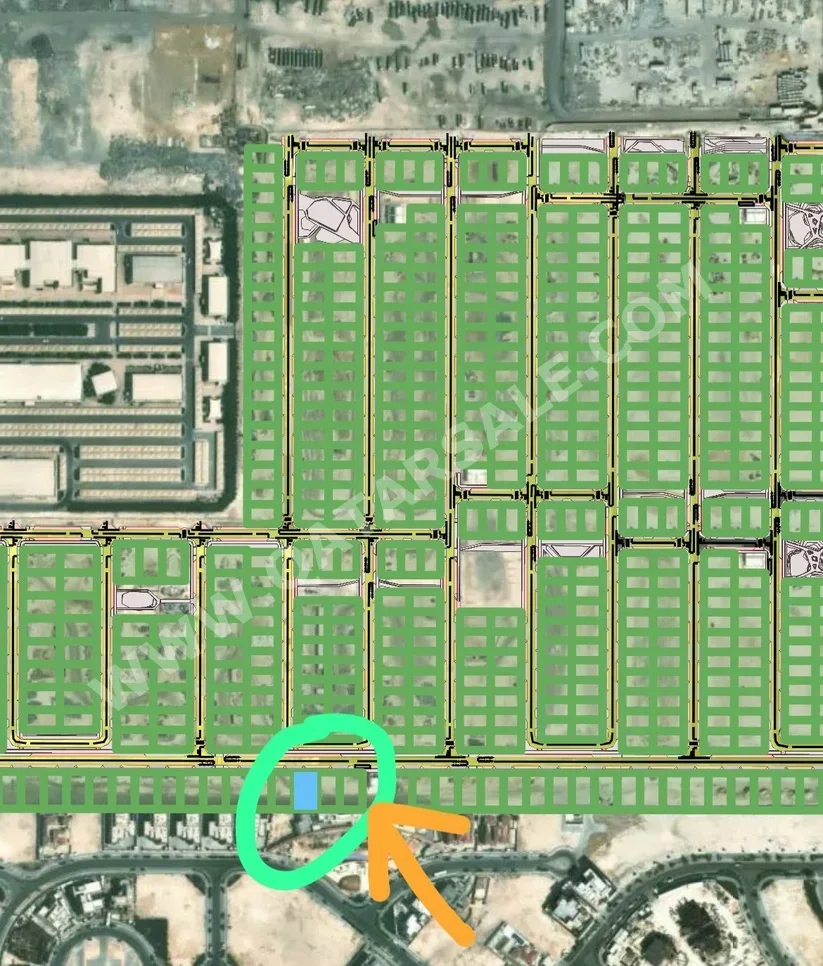 Lands For Sale in Lusail -Area Size 555 Square Meter