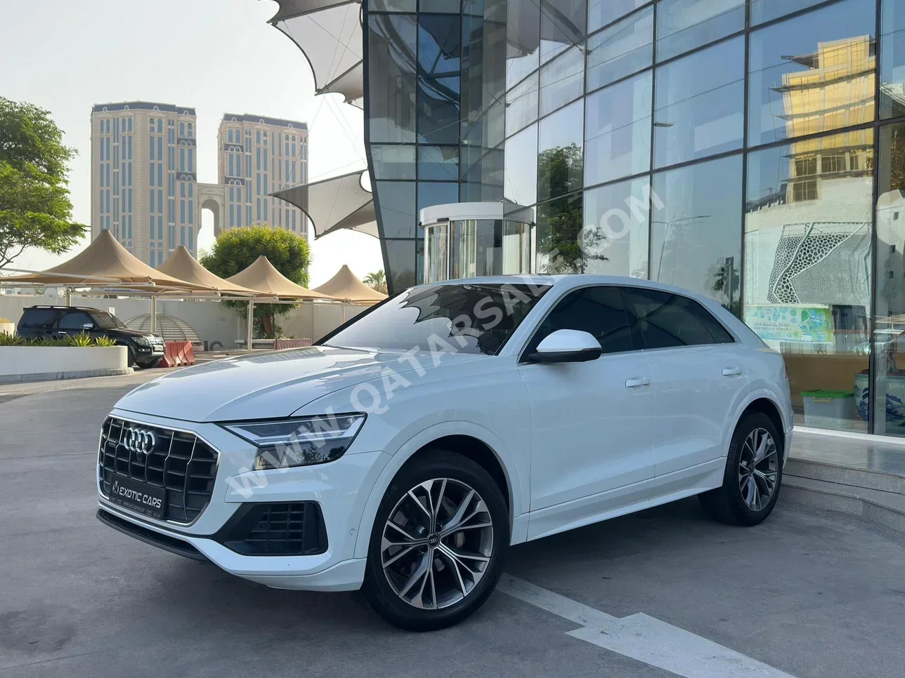 Audi  Q8  55 TFSI Quattro  2021  Automatic  73,000 Km  6 Cylinder  Four Wheel Drive (4WD)  SUV  White