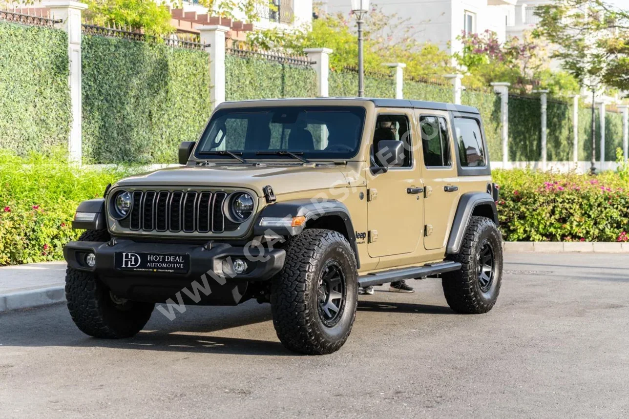 Jeep  Wrangler  Sport  2025  Automatic  30,000 Km  6 Cylinder  Four Wheel Drive (4WD)  SUV  Brown
