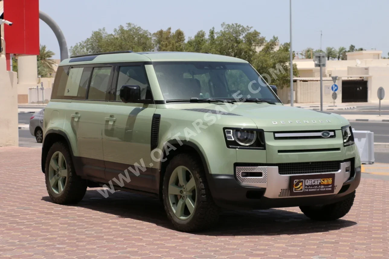 Land Rover Defender 75th Limited Edition 2023 Automatic 90,000 Km 6 Cylinder Four Wheel Drive (4WD) SUV Green With Warranty
