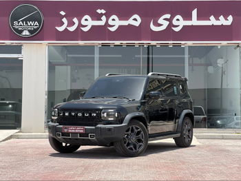 Jetour  T2  Luxury  2025  Automatic  74,000 Km  4 Cylinder  Four Wheel Drive (4WD)  SUV  Black  With Warranty