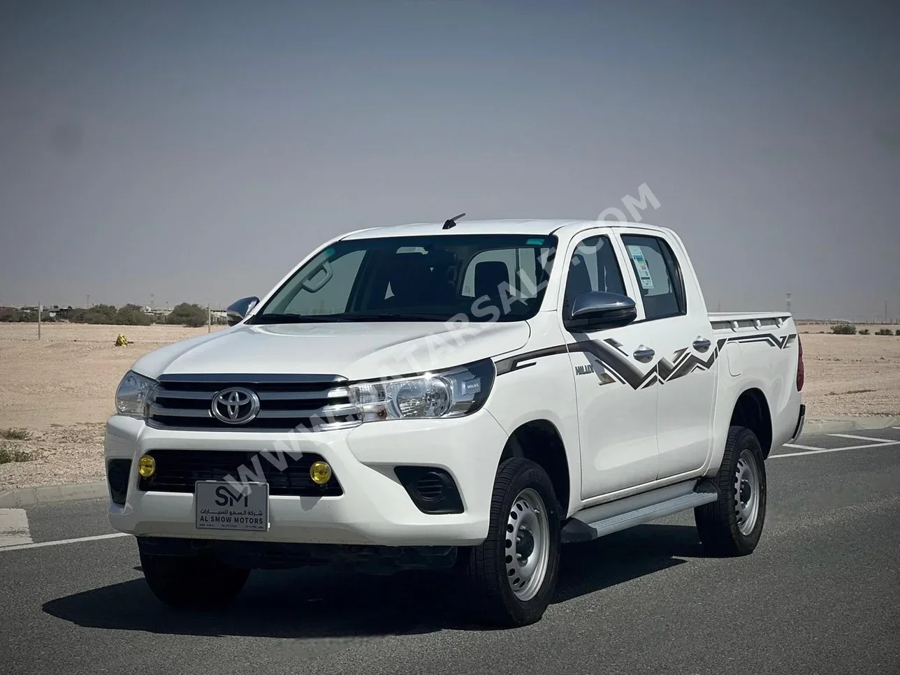 Toyota Hilux 2024 Automatic 128,000 Km 4 Cylinder Four Wheel Drive (4WD) Pick Up White