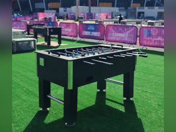 Game Tables - Foosball Table  -Color Black and Green