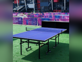 Game Tables - Tennis (ping pong) Table Size Professional  -Color Black and Blue