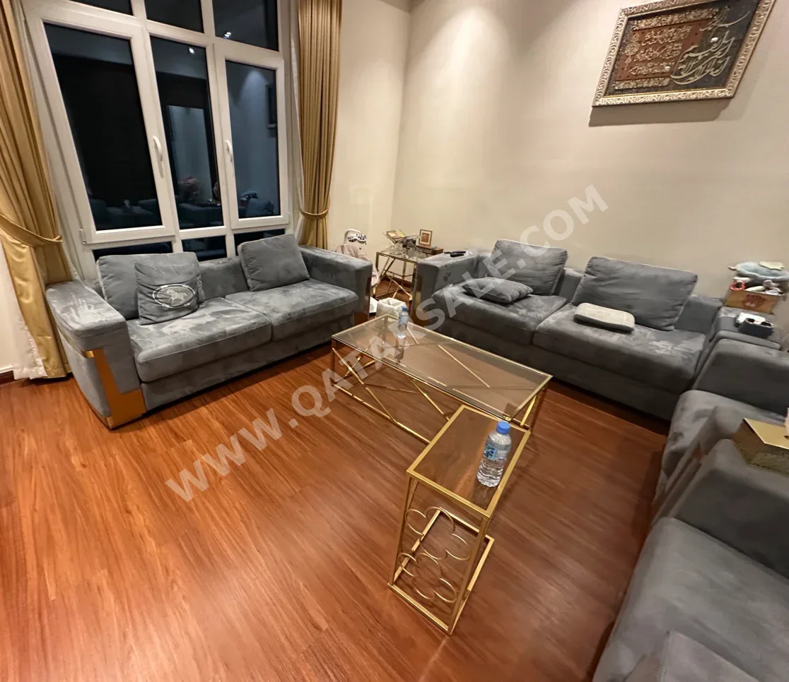 Sofas, Couches & Chairs NABCO Furniture Center Sofa Set - Velvet - Blue