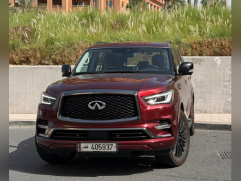 Infiniti  QX  80  2022  Automatic  133,000 Km  8 Cylinder  Four Wheel Drive (4WD)  SUV  Maroon
