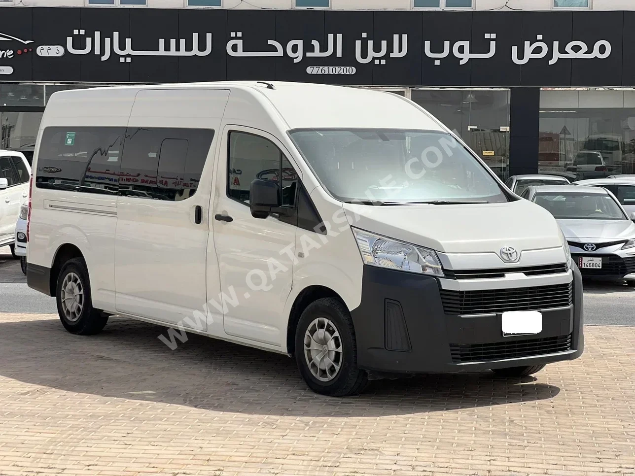 تويوتا هايس 2023 عادي 160,000 كم 4 سلندر دفع خلفي فان \ باص أبيض